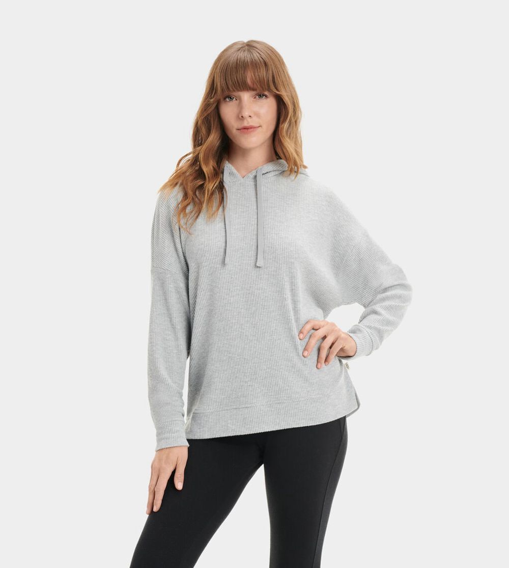 Ugg Hoodie Womens - Ugg Kyree Grey - 975SJXDHR